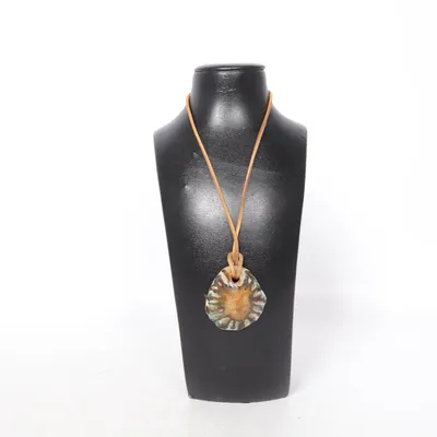 Halsband (Brun) Okänd metall