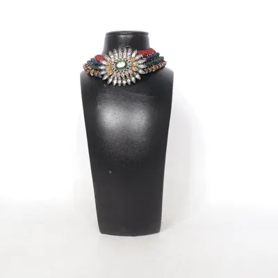 Choker (Rød, Blå, Grøn) fra Zara Ukendt metal