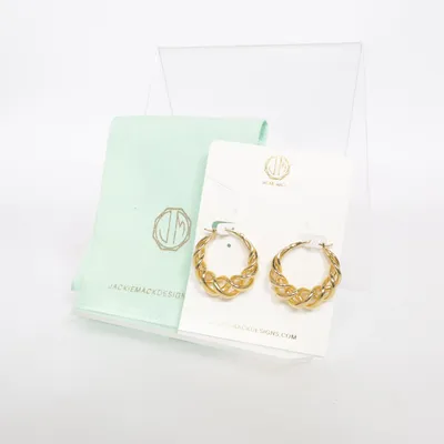 Oorbellen (Goud) van Jackie Mack Designs Onbekend materiaal