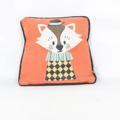Coussin décoratif (Rouge, Multicolore) de Ferm Living Coton biologique