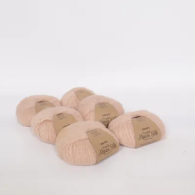 Fil (Brushed Alpaca Silk) de Drops Laine d'alpaga, Soie