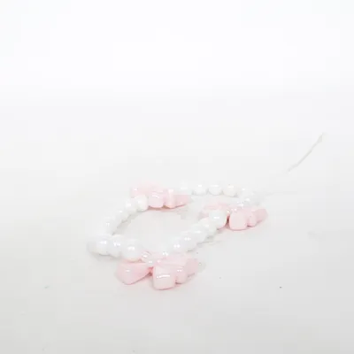 Accessoire de téléphone (Blanc, Rose)