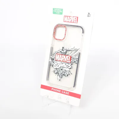 Mobilskal (Transparent, Röd, Svart) från Marvel