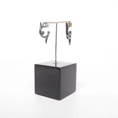 Earrings (Black) Unknown metal