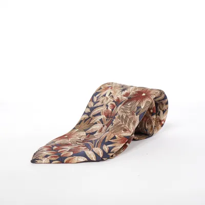 Stropdas (Blauw, Bruin, Meerkleurig) van Borsalino Zijde