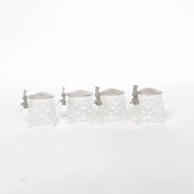 Ölsejdel (Transparent, Silverfärgad) från Original BMF Schnapskrugerl