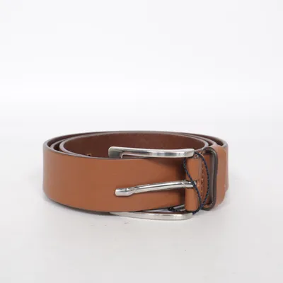 Bälte (Brun, Silverfärgad) från Tommy Hilfiger Skinn