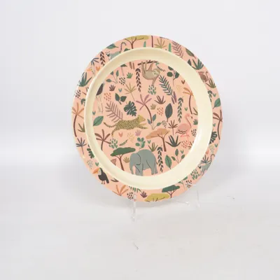 Tallrik (Rosa, Flerfärgad) från Rice