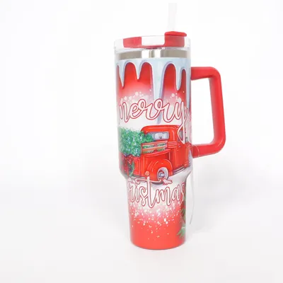 Thermos mug (Red, Green, Multicolored)