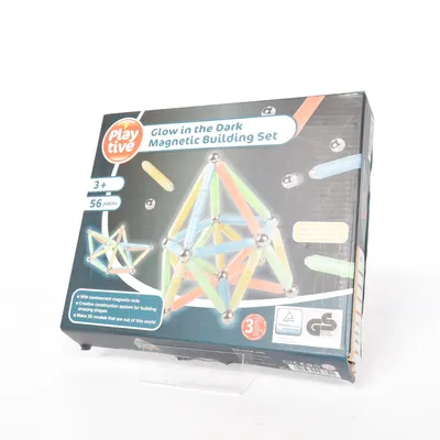 Hjernegymnastik spil (Glow In The Dark Magnetic Building Set | Magnet) fra Playtive