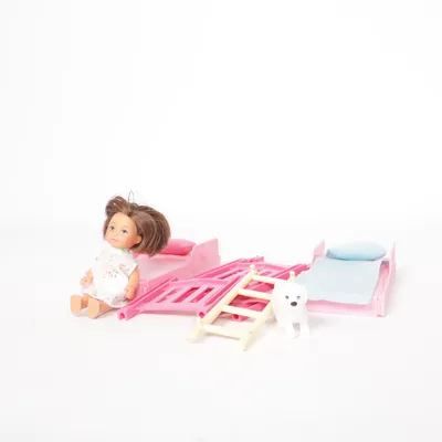 Poppenhuis meubels (Roze, Blauw, Meerkleurig) van Simba