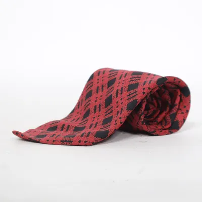 Tie (Red, Black) from Prochownick Silk