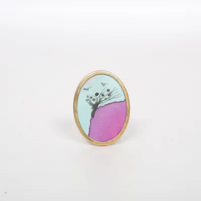 Broche (Goud, Meerkleurig) Onbekend materiaal