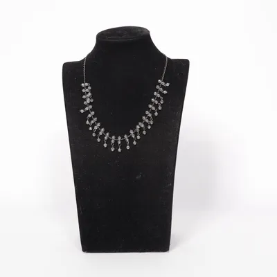 Necklace (Silver, Transparent) from Evita Peroni Unknown metal
