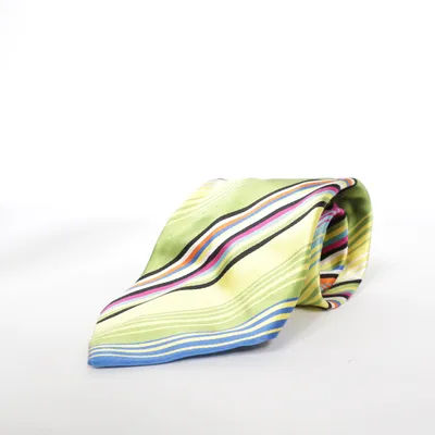 Tie (Green, Multicolored) from Etro Milano Silk