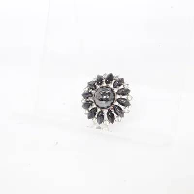 Broche (Zilver, Zwart) Onbekend materiaal