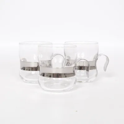 Mugg (Transparent, Silverfärgad)