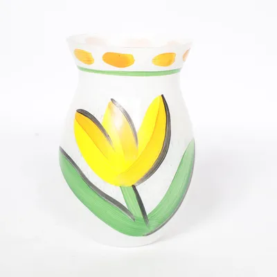 Vase (White, Multicolored) from Kosta Boda