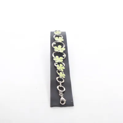 Bracelet (Silver, Green) from Pilgrim Unknown metal