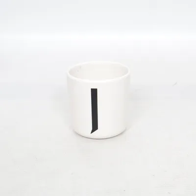 Drinkglas (Wit, Zwart) van Design Letters