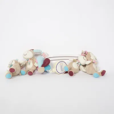 Baby cot mobile (Beige, Multicolored) from Babyfehn