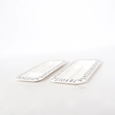 Serveerschaal (Wit, Zwart) van Design Letters
