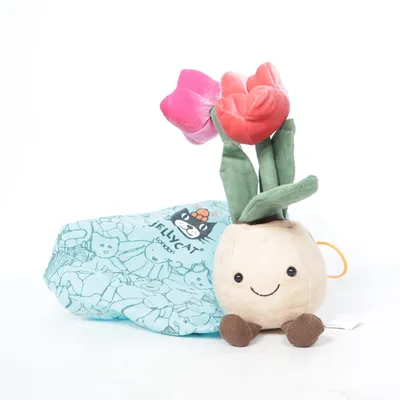 Krammedyr (Pink, Grøn, Beige) fra Jellycat