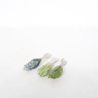 Skaldjursbestick (Grön, Lila, Flerfärgad)
