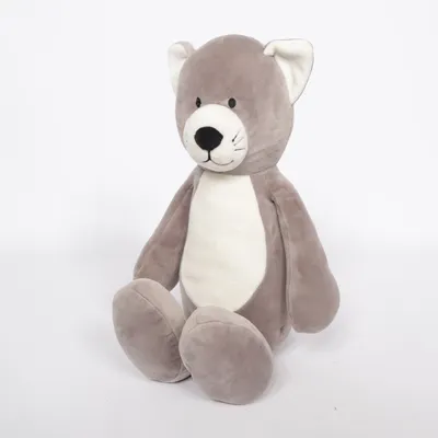 Peluche (Gris, Blanc) de ICA Polyester