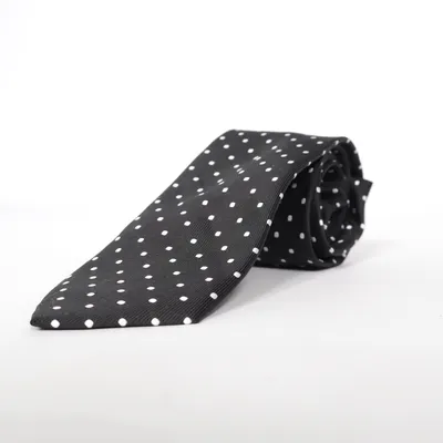 Stropdas (Zwart, Wit) van Tailor Store Zijde
