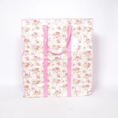 Canvas tas (Wit, Roze, Meerkleurig)