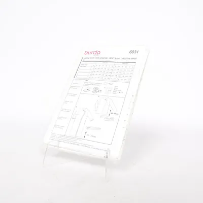 Patron de couture (Blanc) de Burda Style
