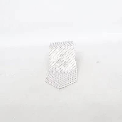 Tie (White, Black) from Mano Silk