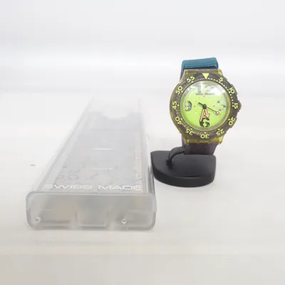 Wristwatch (Green, Purple, Orange, Yellow) from Swatch Swiss