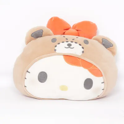 Cushion (Sanrio Character Head-Shape Pillow) from Hello Kitty Elastane, Polyester