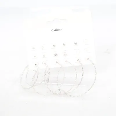 Earrings (Silver) from Glitter Unknown metal