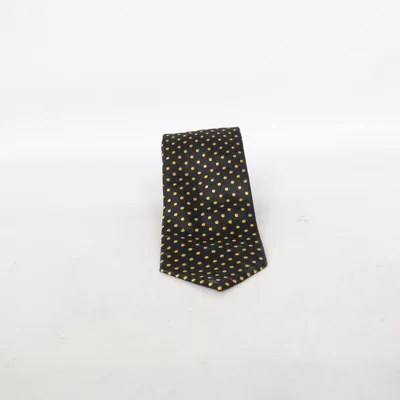 Tie (Black, Yellow) from Mano Silk