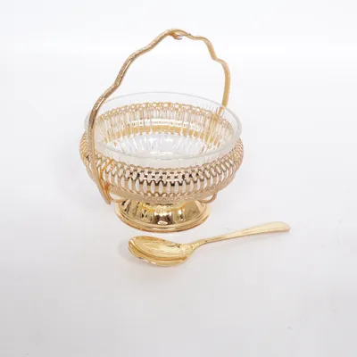 Suikerpot (Goud, Transparant)