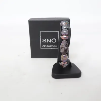 Armbånd (Lilla, Sølv) fra Snö of Sweden Ukendt metal
