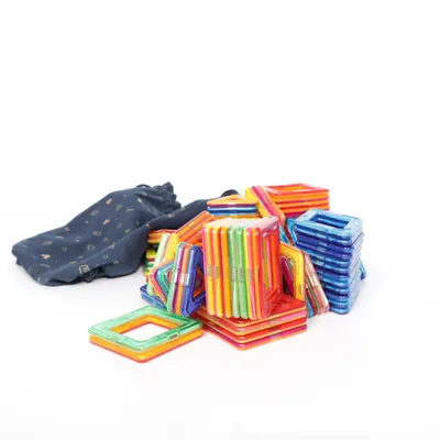 Klossar (Blå, Flerfärgad) från Magna-Tiles