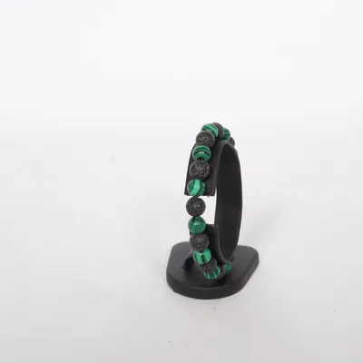 Bracelet (Vert, Noir) Métal inconnu