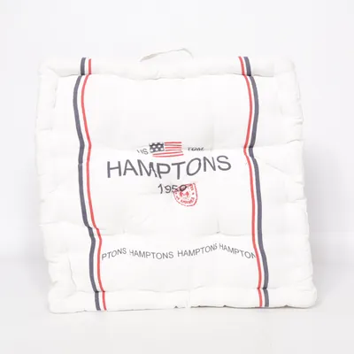 Seat cushion (White, Blue, Red) from Victoria's Design House Cotton, Polyester