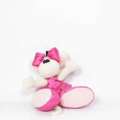Peluche (Blanc, Rose) de Diddl