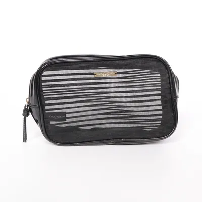 Trousse de toilette (Noir) de Giorgio Armani Parfums Polyester, Polyuréthane