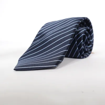 Cravate (Bleu, Blanc) de Tailor Store Soie