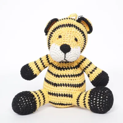 Soft toy (Yellow, Black, White) from Nature Zoo of Denmark