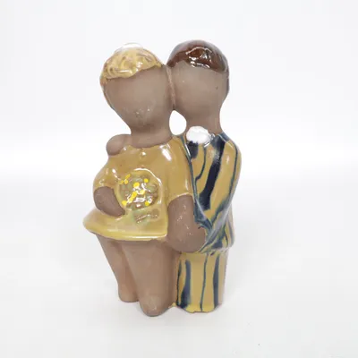 Figurin (Grå, Brun)