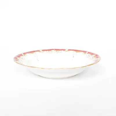 Diep bord (Wit, Rood, Goud) van KPM
