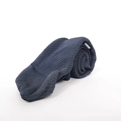 Cravate (Bleu) de Giorgio Armani Soie, Viscose