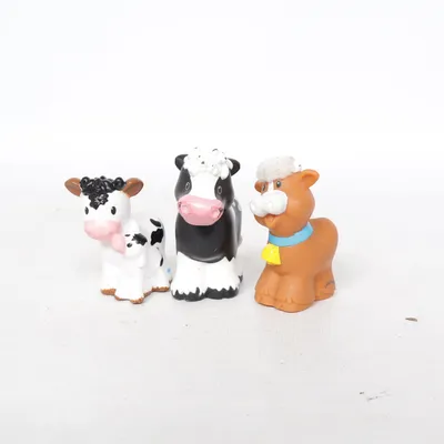 Leksaksfigur (Svart, Vit, Brun) från Fisher Price